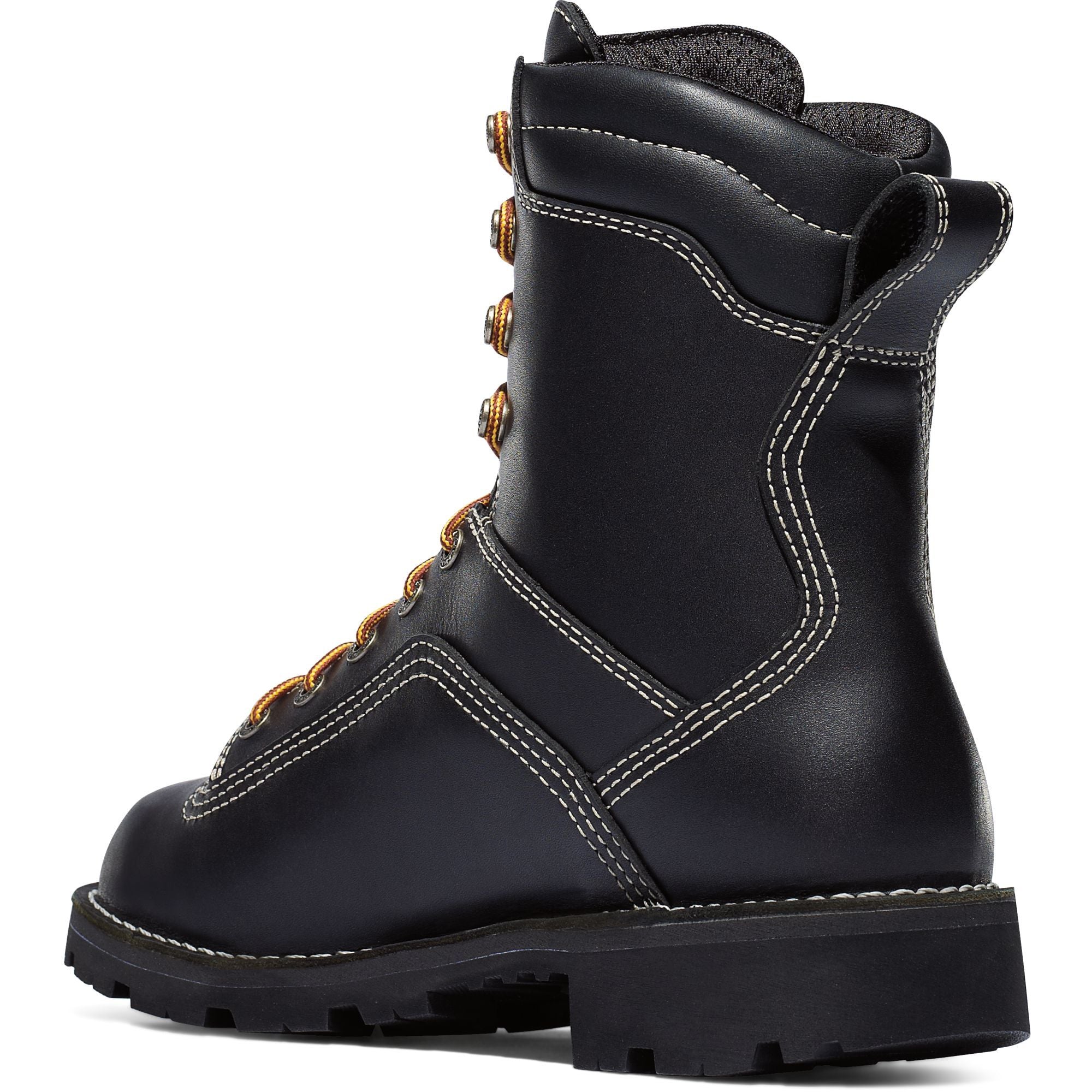 Danner Men's Quarry USA Made 8" Soft Toe WP Work Boot - Black - 17309  - Overlook Boots