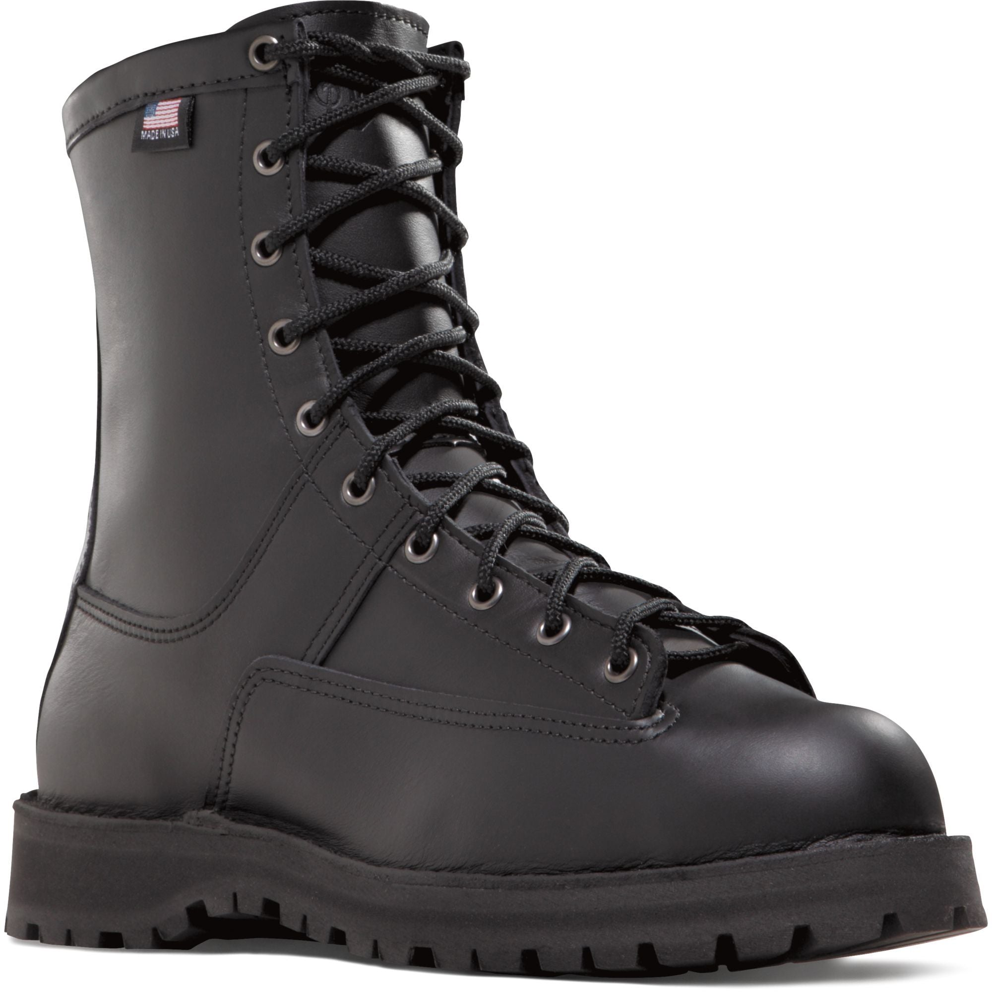 Danner Men's Recon USA Made 8" Insulated WP Duty Boot - Black - 69410 7 / Medium / Black - Overlook Boots