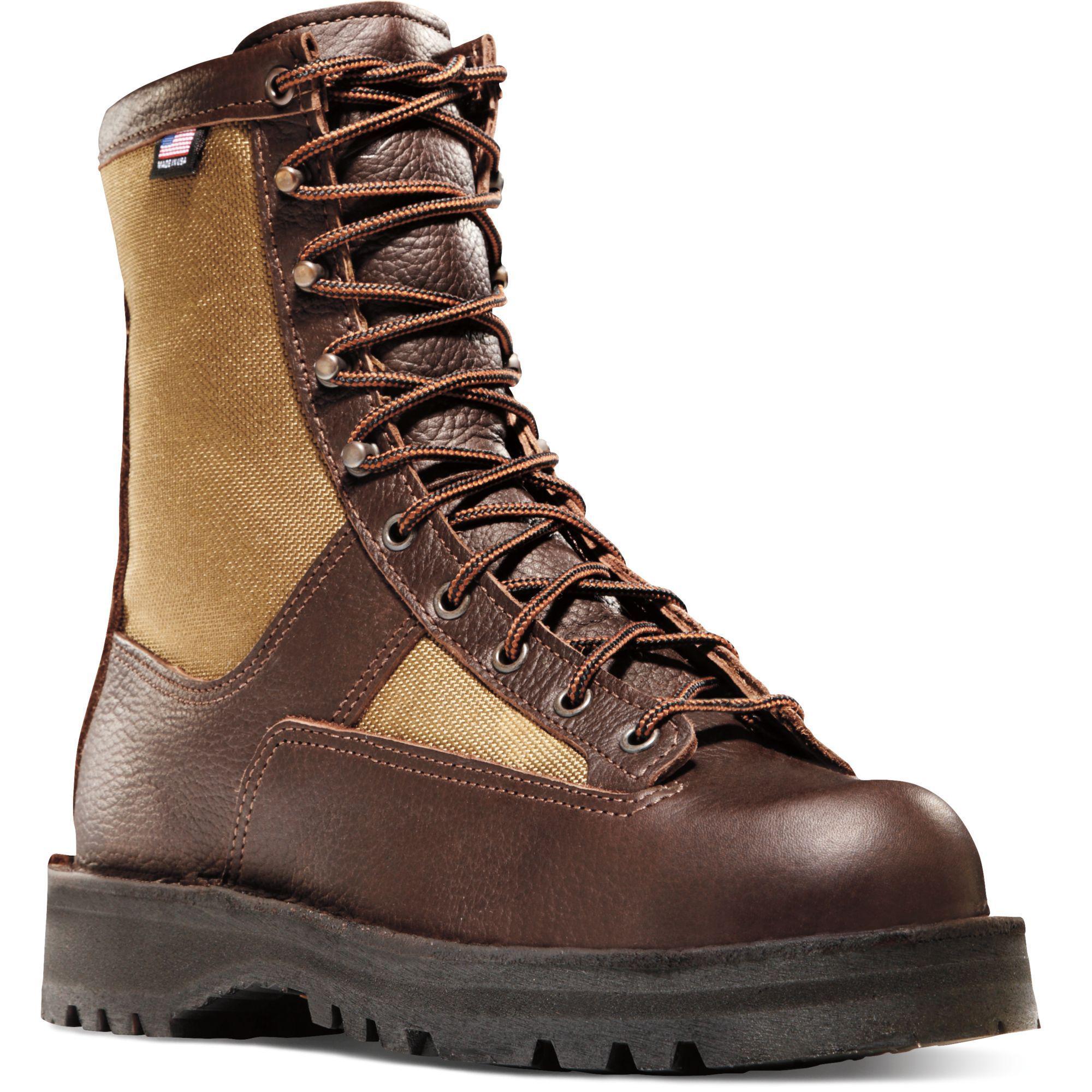 Danner Men's Sierra 8" USA Made Insulated Waterproof Hunt Boot - Brown - 63100 7 / Medium / Brown - Overlook Boots