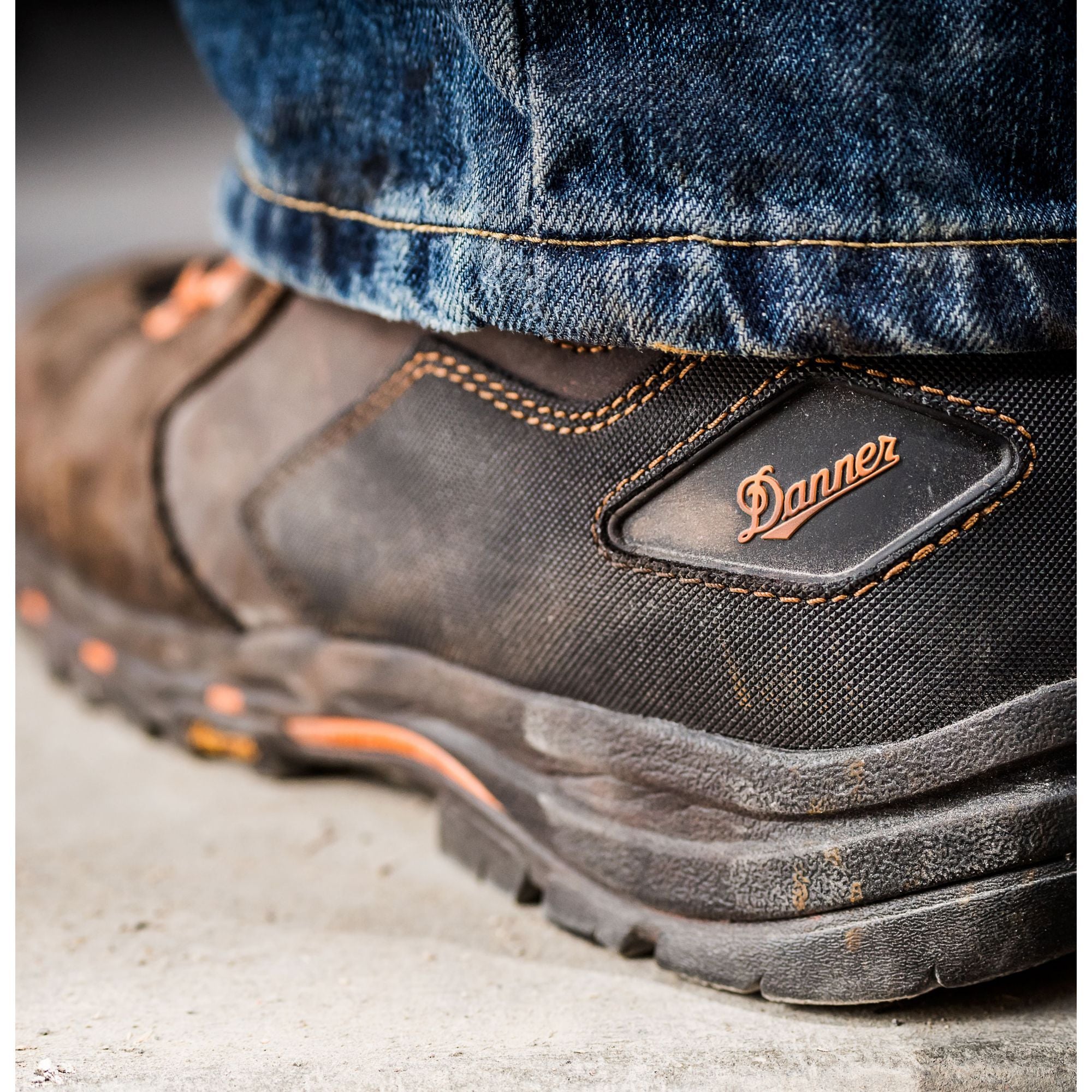 Danner Men's Vicious 4.5" Soft Toe WP Work Boot - Brown - 13858  - Overlook Boots