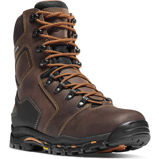 Danner Men's Vicious 8" Soft Toe Waterproof Work Boot - Brown - 13866 7.0 / Medium / Brown - Overlook Boots