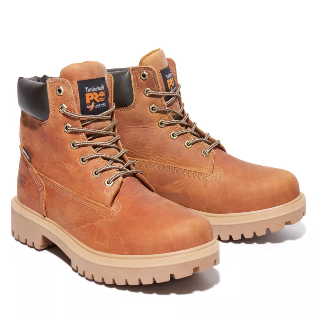 Timberland Pro Men's Direct Attach Soft Toe WP Work Boot - TB0A262R214 7 / Medium / Wheat - Overlook Boots