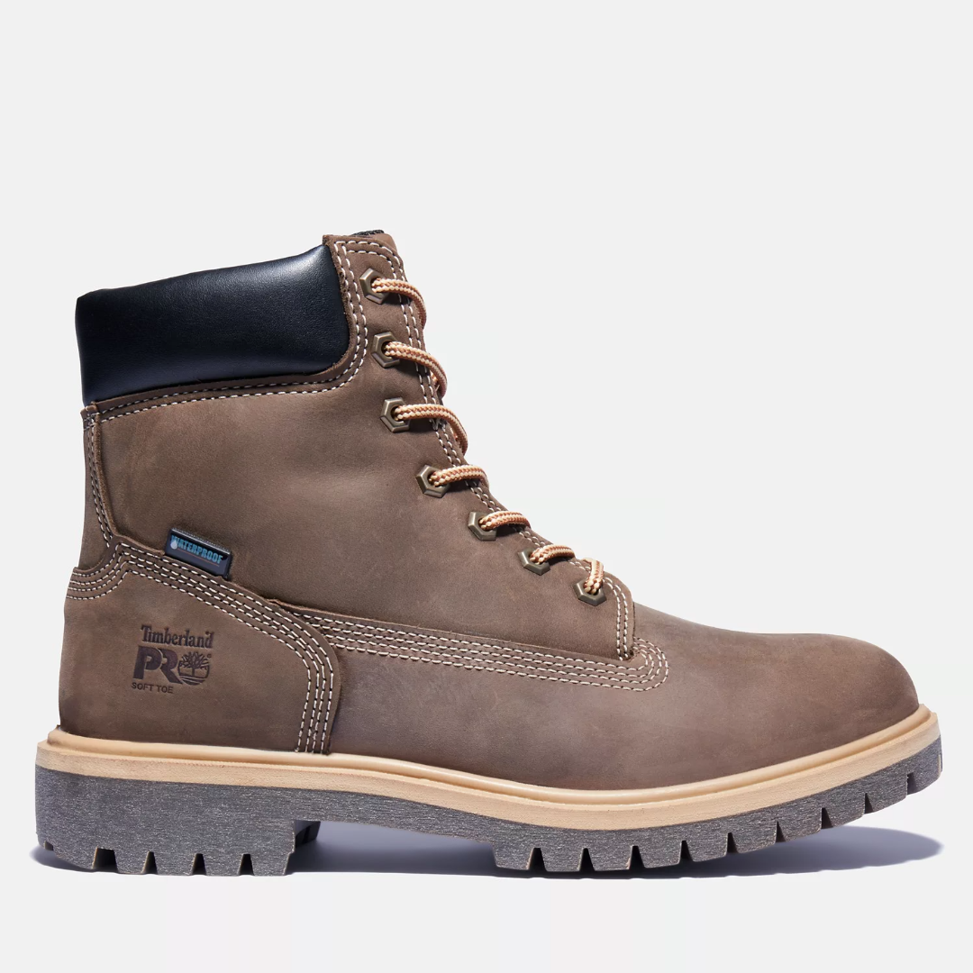 Timberland Pro Women's Direct Attach 6" WP Work Boot -Brown- TB0A2R2A214  - Overlook Boots