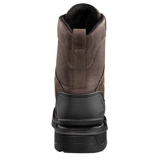 Carhartt Men's Ironwood 8" Waterproof Alloy Toe Work Boot - Dark Brown - FT8509-M - Overlook Boots