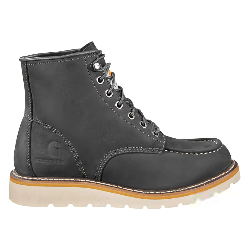 Carhartt Women's Moc 6" Soft Toe Wedge Work Boot  Dark Gray - FW6027-W 6 / Medium / Gray - Overlook Boots