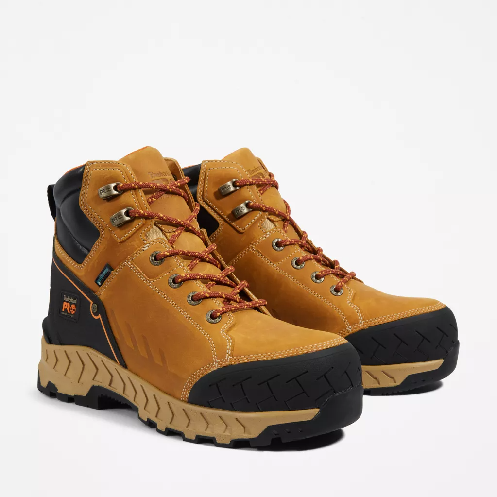 Timberland Pro Men's Summit 6" WP Comp Toe Work Boot -Wheat- TB0A438Y231 7 / Medium / Wheat - Overlook Boots