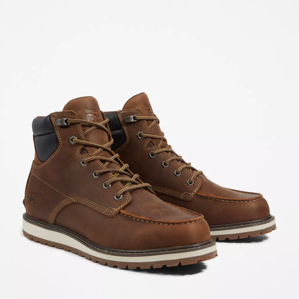 Timberland Pro Men's Irvine 6" Soft Work Boot -Brown- TB0A42TY214 7 / Medium / Brown - Overlook Boots