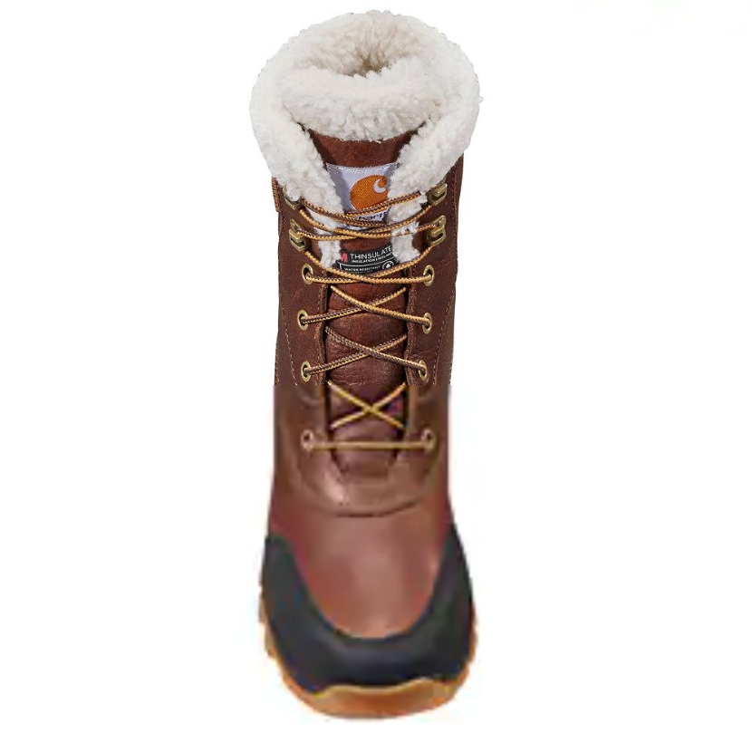 Carhartt Women's Pellston 8" WP Winter Work Boot - Mineral Red - FH8019-W  - Overlook Boots