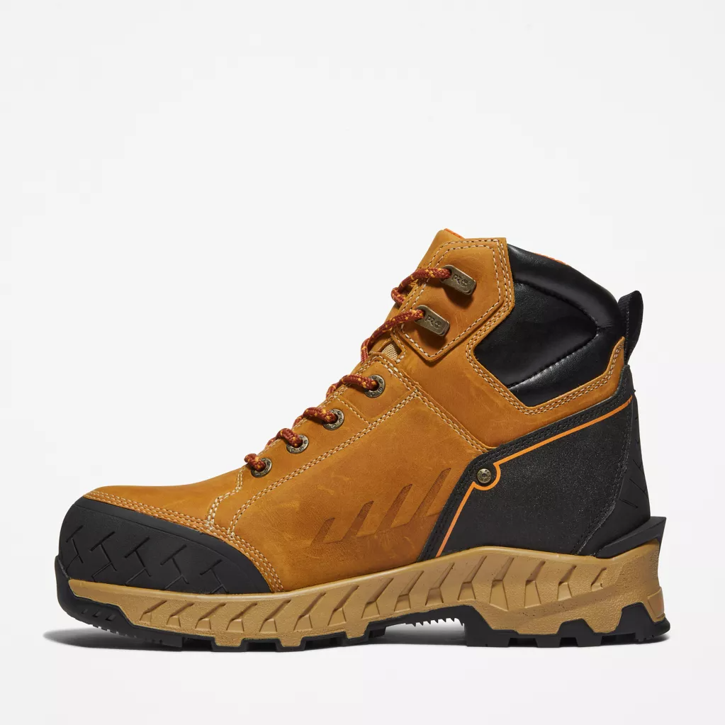 Timberland Pro Men's Summit 6" WP Comp Toe Work Boot -Wheat- TB0A438Y231  - Overlook Boots