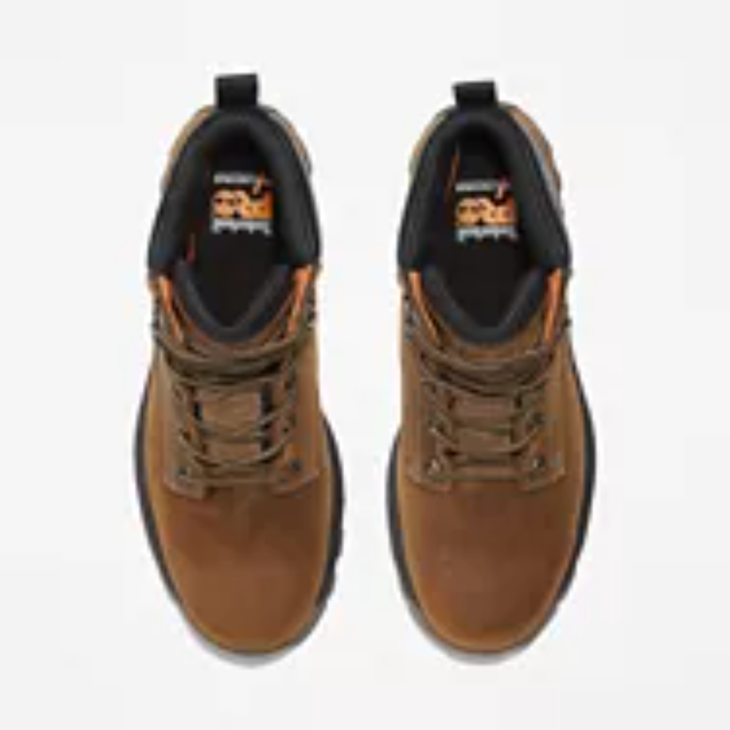 Timberland Pro Men's Titan EV 6" WP Soft Toe Work Boot -Brown- TB0A5M2T214  - Overlook Boots