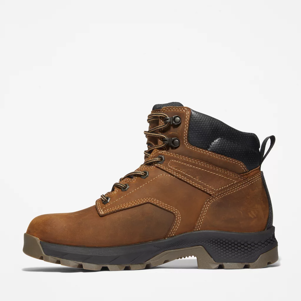 Timberland Pro Men's Titan EV 6" WP Soft Toe Work Boot -Brown- TB0A5M2T214  - Overlook Boots