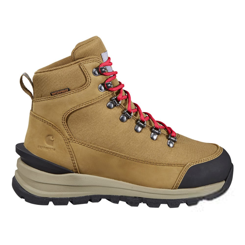 Carhartt Women's Gilmore 6" WP Safety Toe Work Hiker Boot -Yukon- FH6085-W 6 / Medium / Brown - Overlook Boots