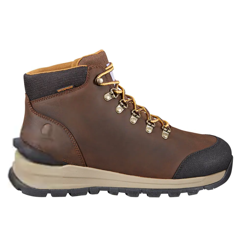 Carhartt Men's Gilmore 5" WP Soft Toe Work Hiker Boot -Brown- FH5050-M 8 / Medium / Brown - Overlook Boots