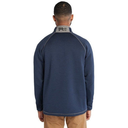 Timberland Pro Men's Reaxion 1/4 Athletic Fleece Jacket -Navy- TB0A55RV440  - Overlook Boots