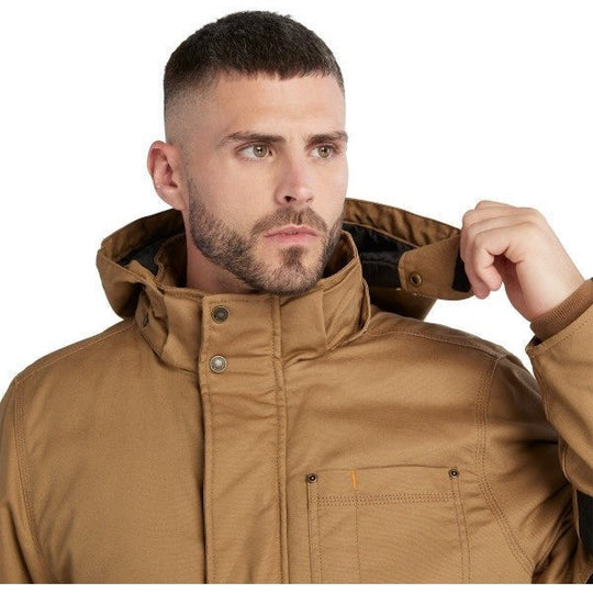 Timberland Pro Men's Ironhide 100G Insulated Hooded Jacket -Wheat- TB0A237TD02  - Overlook Boots