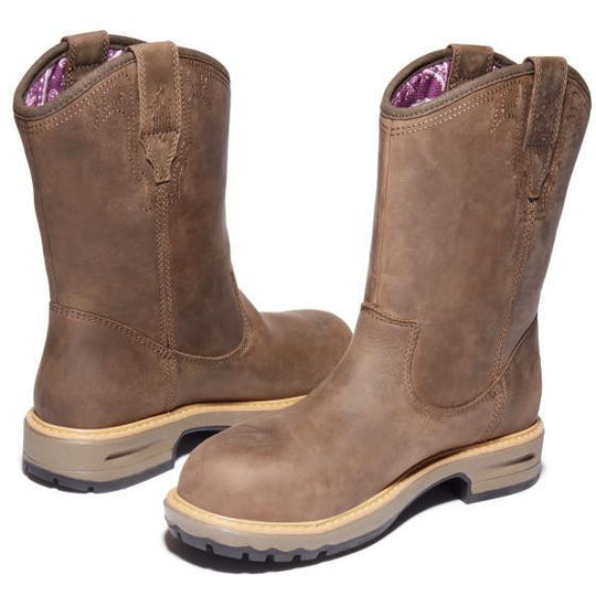 Timberland Pro Women's Ashlar PullOn Alloy Toe Waterproof Work Boot- TB0A2959214 - Overlook Boots