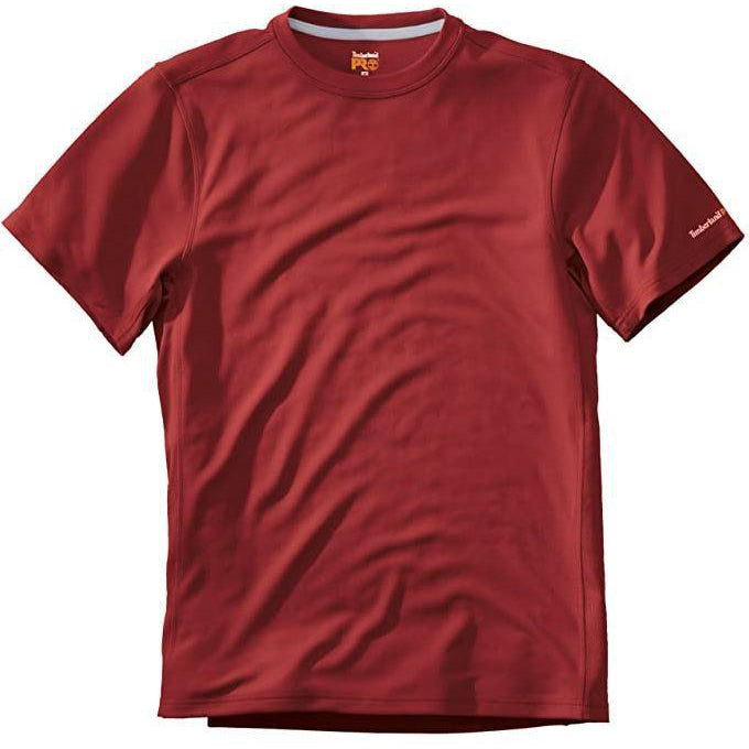 Timberland Pro Men's Wicking Good Work T-Shirt - Henna Red - TB0A111W601 Medium / Red - Overlook Boots