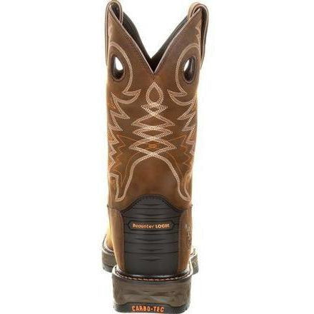 Georgia Men's Carbo-Tec 11" LT Alloy Toe WP Pull-On Western Work Boot GB00224  - Overlook Boots