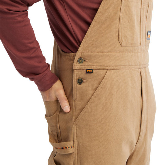Timberland Pro Men's Gritman 100G Insulated Bib -Wheat- TB0A55RTD02  - Overlook Boots