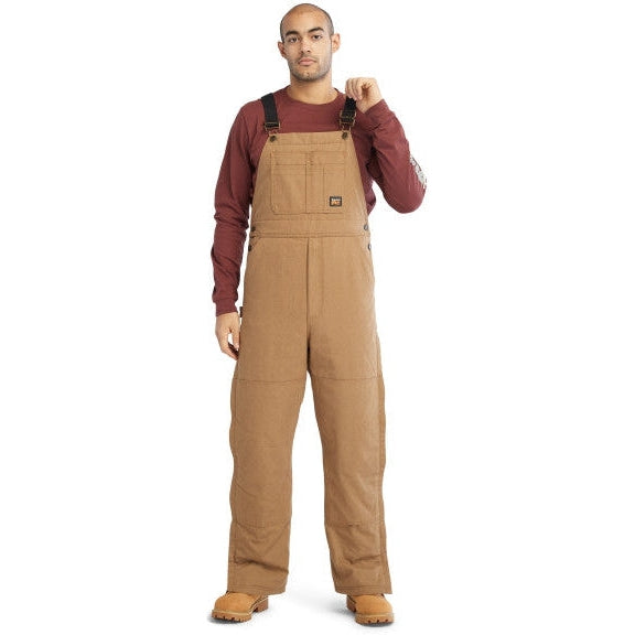 Timberland Pro Men's Gritman 100G Insulated Bib -Wheat- TB0A55RTD02  - Overlook Boots