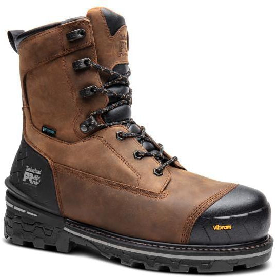 Timberland Pro Men's Boondock HD 8" Comp Toe WP Work Boot- TB0A29TG214  - Overlook Boots