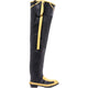 LaCrosse Men's 32" Metguard Hip Steel Toe Rubber Work Boot - Black - 24509099 7.0 / Black - Overlook Boots