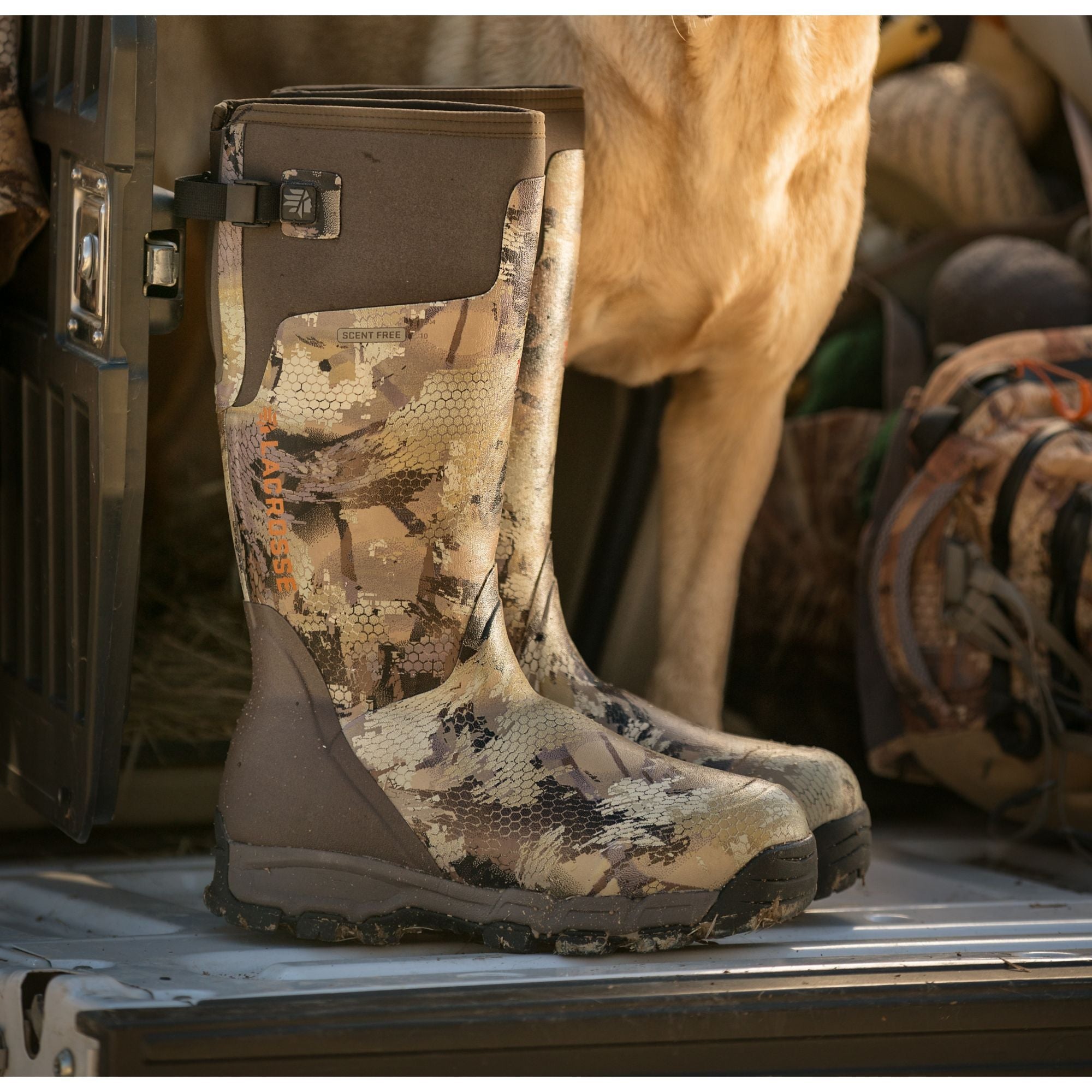 LaCrosse Men's Alphaburly Pro 18" Ins Rubber Hunt Boot - Camo - 376037  - Overlook Boots