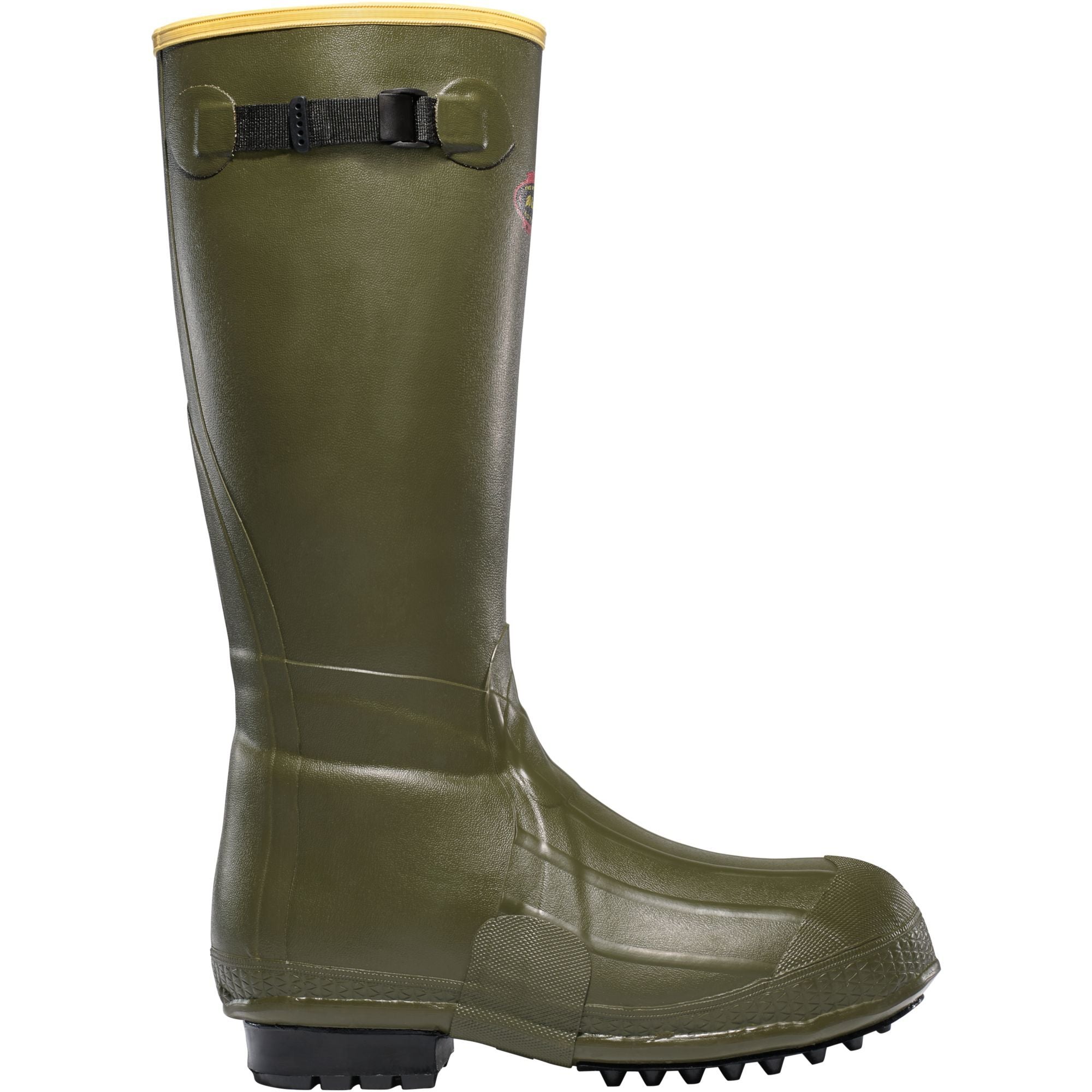 LaCrosse Men's Burly Air Grip 18" Rubber Work Boot - Green - 266050 7 / Green - Overlook Boots