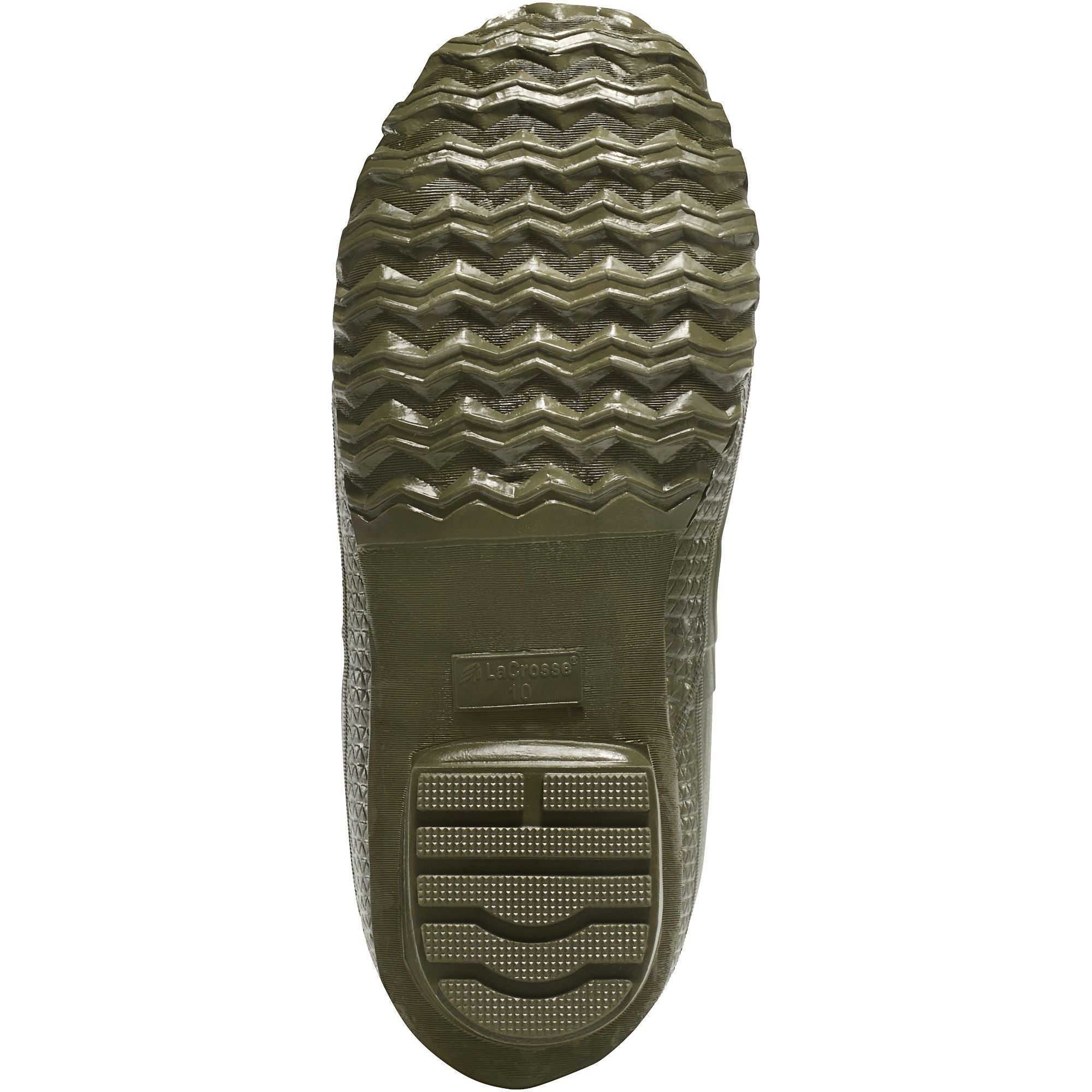 LaCrosse Men's Burly Trac-Lite 18" Ins Rubber Work Boot Green 266060  - Overlook Boots