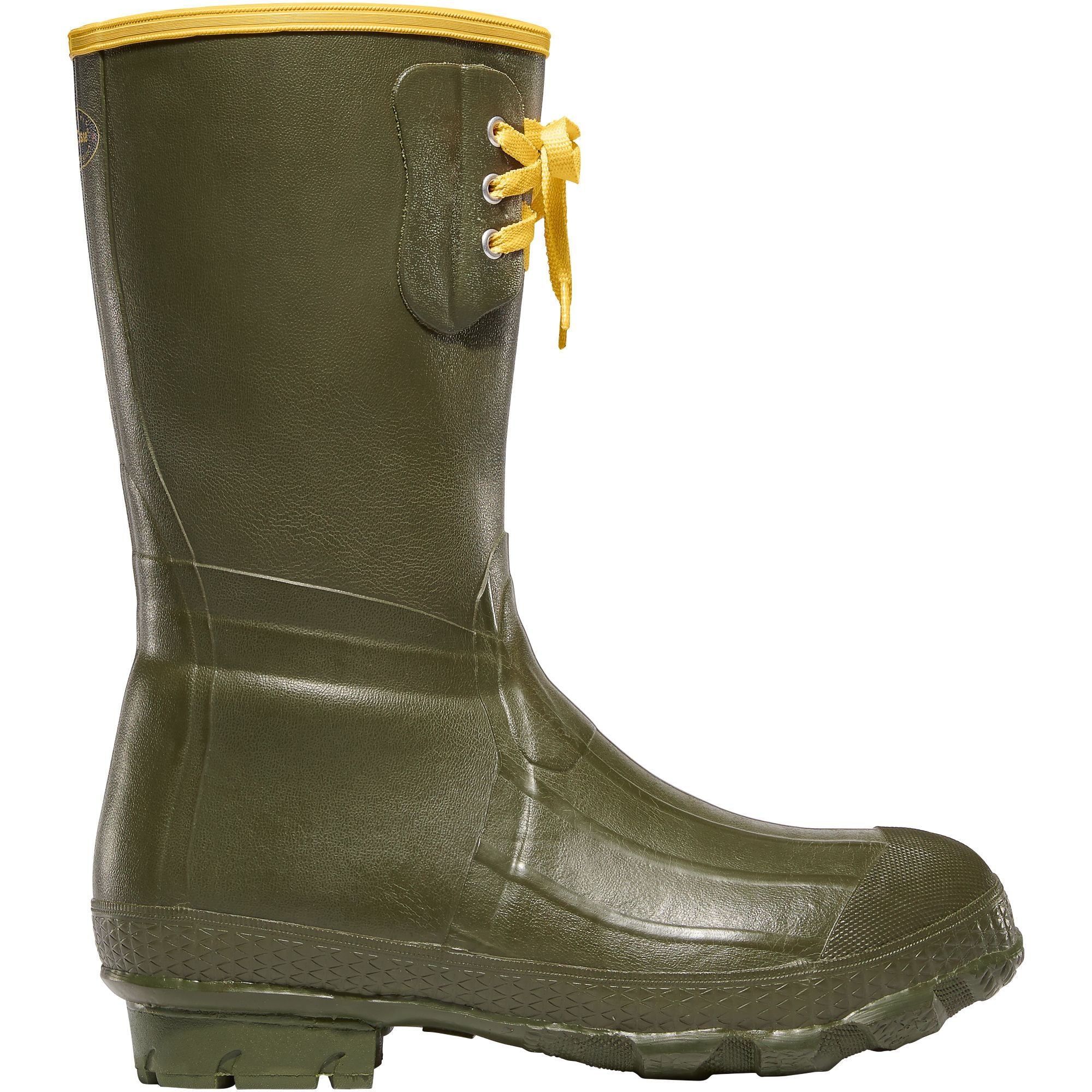 LaCrosse Men's Insulated Pac 12" Rubber Work Boot - Green - 260040 7 / Green - Overlook Boots
