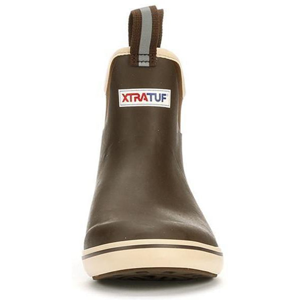 Xtratuf Men's 6" Ankle Deck Waterproof Boot - Chocolate / Tan - 22734  - Overlook Boots