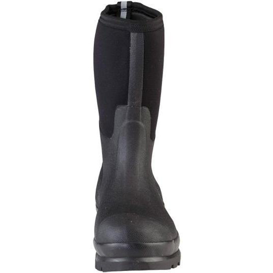 Muck Men's Chore Mid 12" WP Rubber Work Boot - Black - CHM-000A  - Overlook Boots