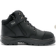 Steel Blue Men's Parkes Side Zipper Waterproof Steel Toe Hiker Work Boot - Black - 812968 - Overlook Boots