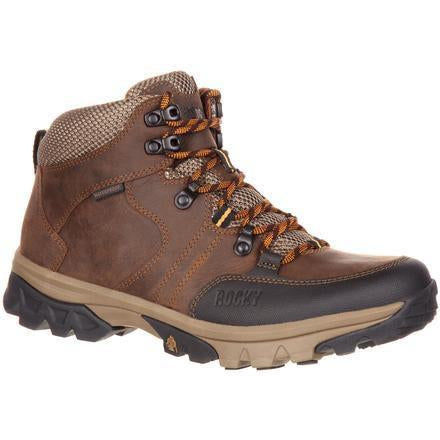 Rocky Men's Endeavor Point Waterproof Hiking Boot - Brown - RKS0300 8 / Medium / Brown - Overlook Boots