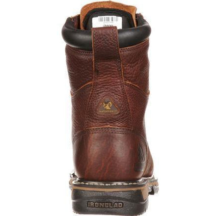 Rocky Men's Ironclad 8" Waterproof Work Boot - Brown - FQ0005693  - Overlook Boots