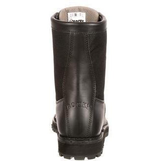 Rocky Men's Lace to Toe 8" Waterproof Duty Boot - Black  - FQ0002080  - Overlook Boots