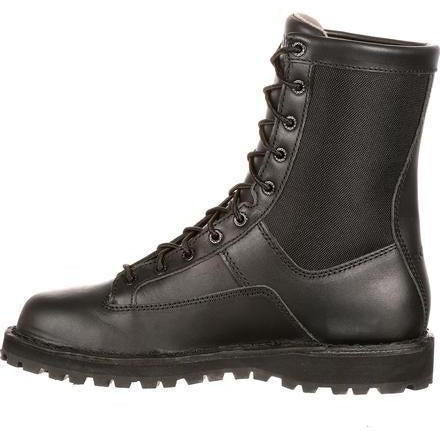 Rocky Men's Lace to Toe 8" Waterproof Duty Boot - Black  - FQ0002080  - Overlook Boots