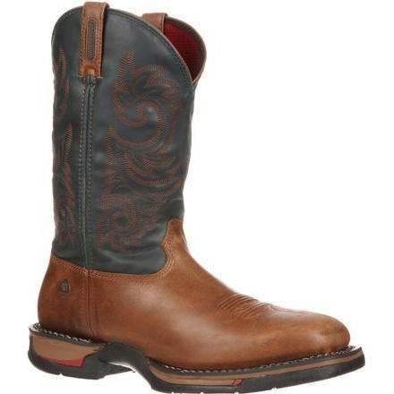 Rocky Men's Long Range Waterproof Western Work Boot - Brown  - FQ0008656 8 / Medium / Brown - Overlook Boots