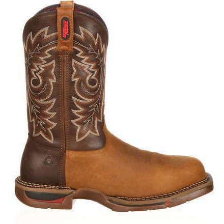 Rocky Men's Long Range WP Carbon Toe Pull-On Western Work Boot - FQ0006132  - Overlook Boots
