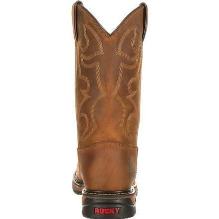 Rocky Men's Original Ride Branson Waterproof Steel Toe Western Boot-FQ0002809 - Overlook Boots