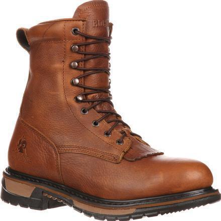 Rocky Men's Original Ride Lacer 9" WP Western Boot - Brown - FQ0002723 7.5 / Medium / Brown - Overlook Boots