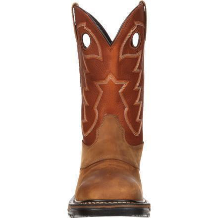 Rocky Men's Original Ride Waterproof Western Boot - Brown - RKYW039  - Overlook Boots