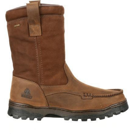 Rocky Men's Outback Gore-Tex WP Wellington Hunting Boot Brown RKS0255  - Overlook Boots
