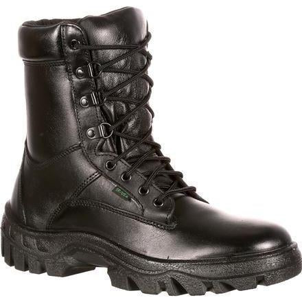 Rocky Men's Postal Approved 8" Duty Boot - Black  - FQ0005010 7.5 / Medium / Black - Overlook Boots