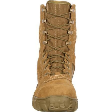 Rocky Men's S2V 8" Stl Toe Tactical Military Boot - Brown - FQ0006104  - Overlook Boots