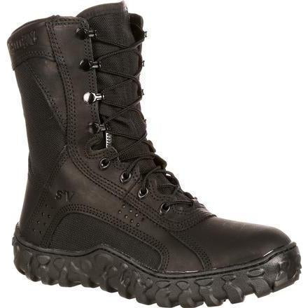 Rocky Men's USA Made S2V Tactical Military Boot - Black - FQ0000102 7.5 / Medium / Black - Overlook Boots