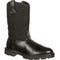 Rocky Men's Warden Pull-On Wellington Duty Boot - Black - FQ0006300 8.0 / Extra Wide / Black - Overlook Boots