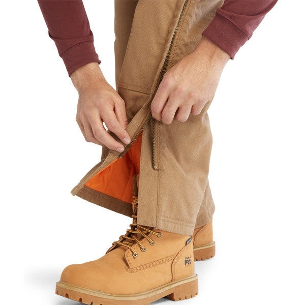 Timberland Pro Men's Gritman 100G Insulated Bib -Wheat- TB0A55RTD02  - Overlook Boots