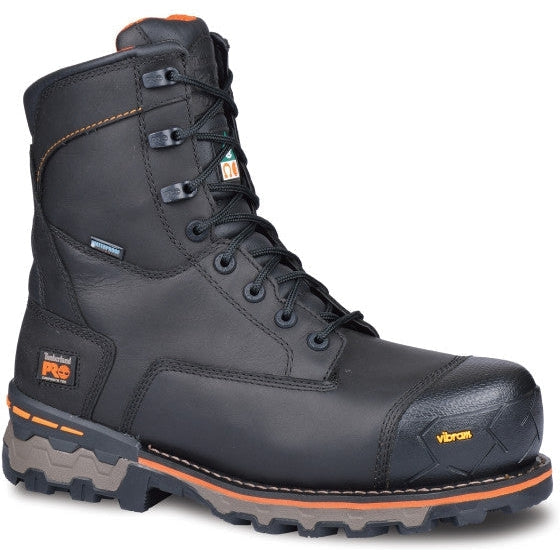 Timberland Pro Men's Boondock 8" Comp Toe WP Work Boot -Black- TB089645001  - Overlook Boots