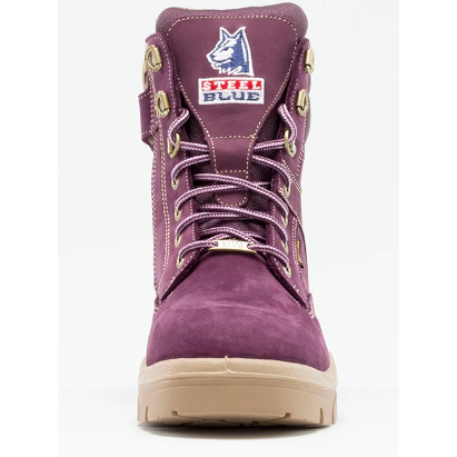 Steel Blue Women's Southern Cross Side Zip Steel Toe Work Boot - Purple - 892861  - Overlook Boots